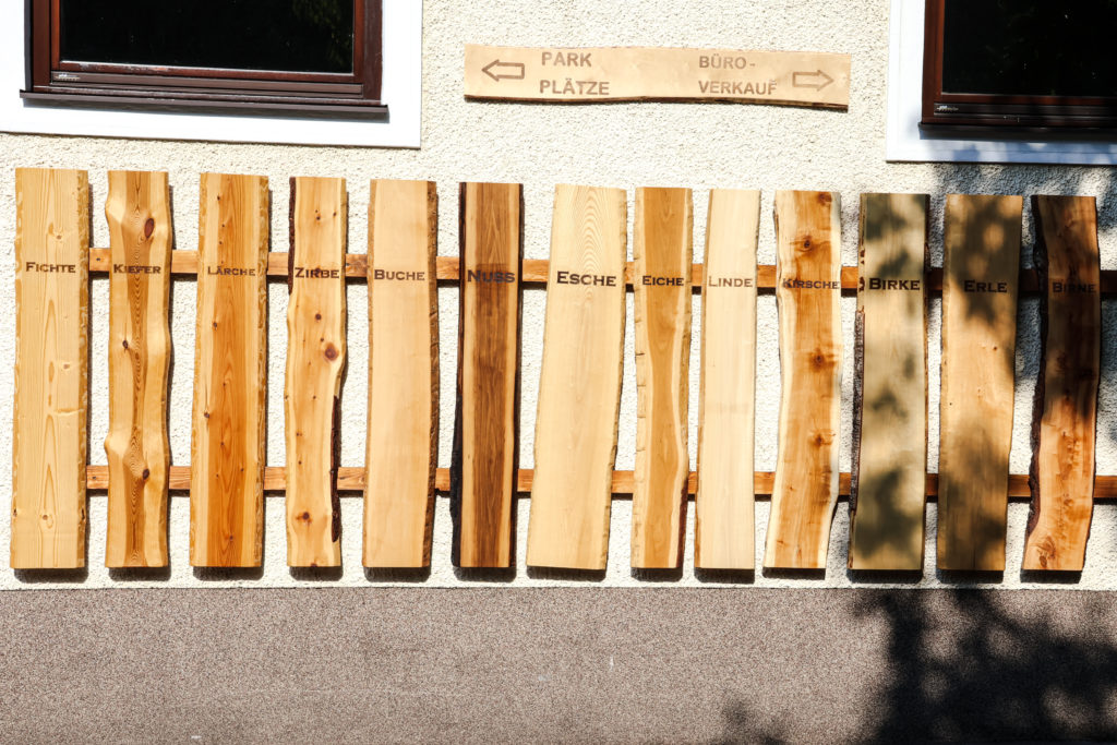 Angebotenes Nadel- und Laubholz