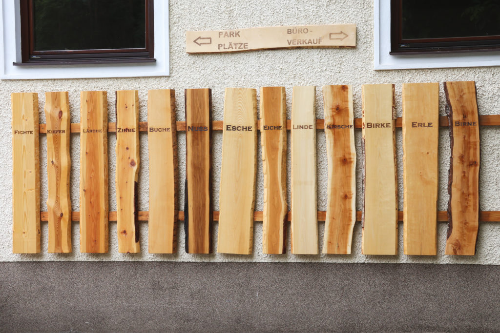 Angebotenes Nadel- und Laubholz